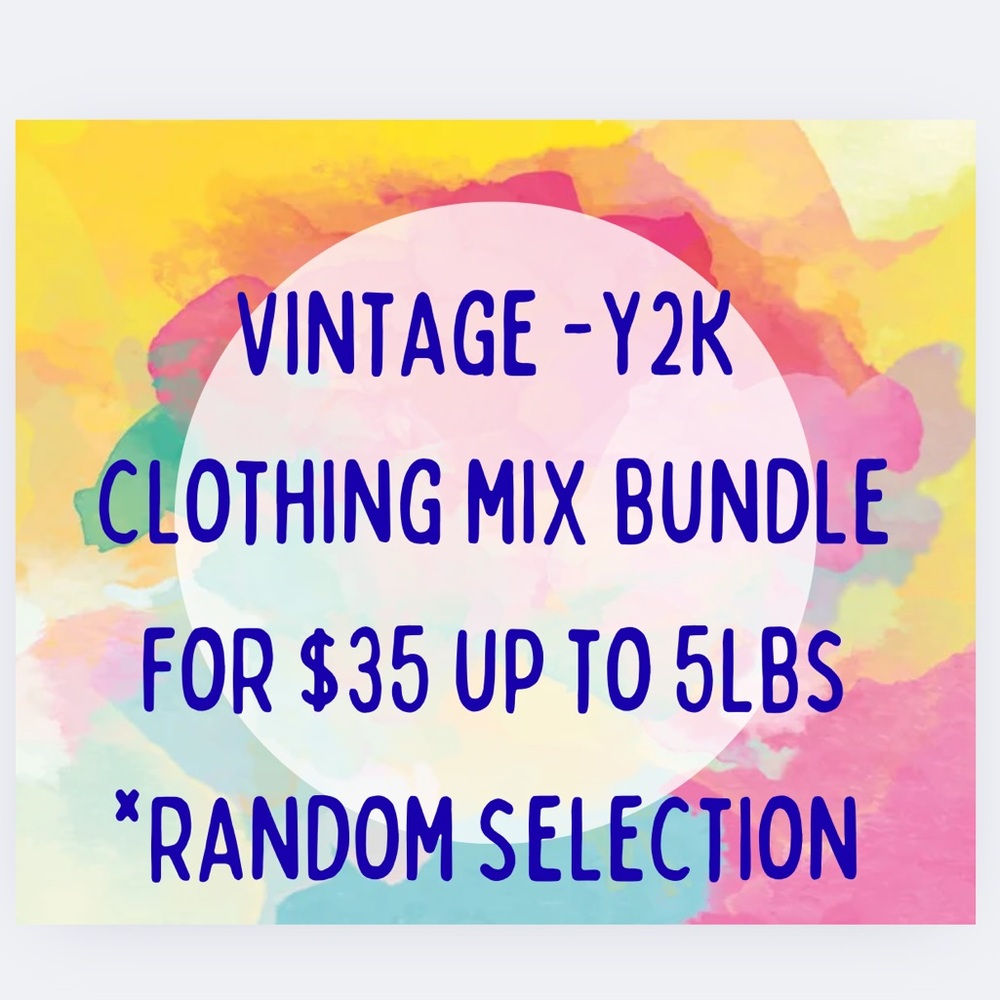 Vintage Y2K (some modern) Clothing Mix Bundle